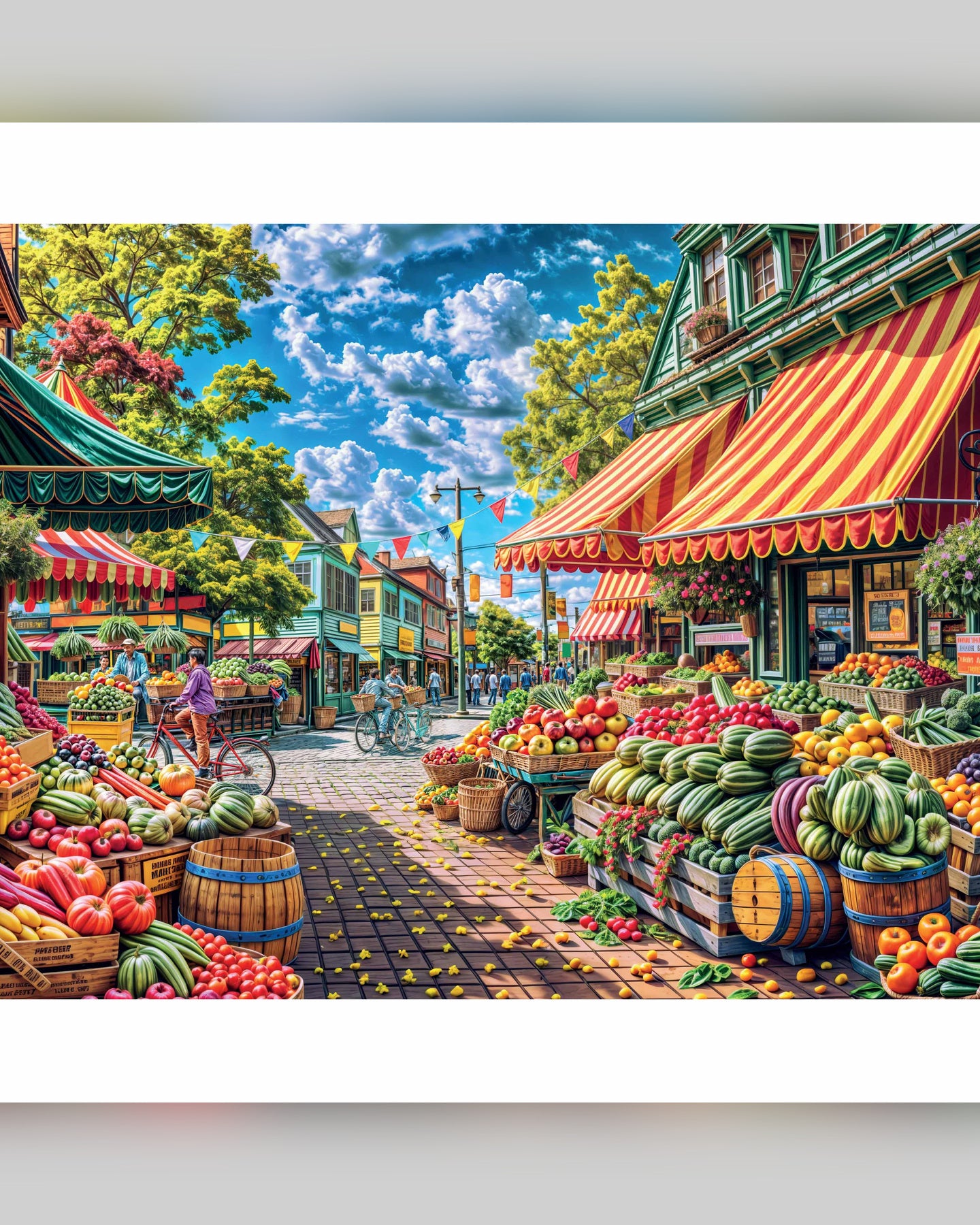 Mindbogglers Farmers Market 1000-Piece Jigsaw Puzzle-2