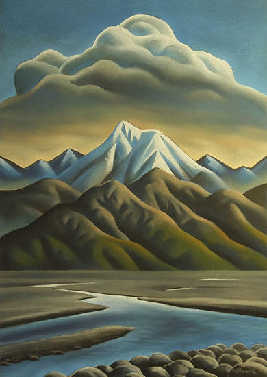 Mike Glover Mountainous Greeting Card