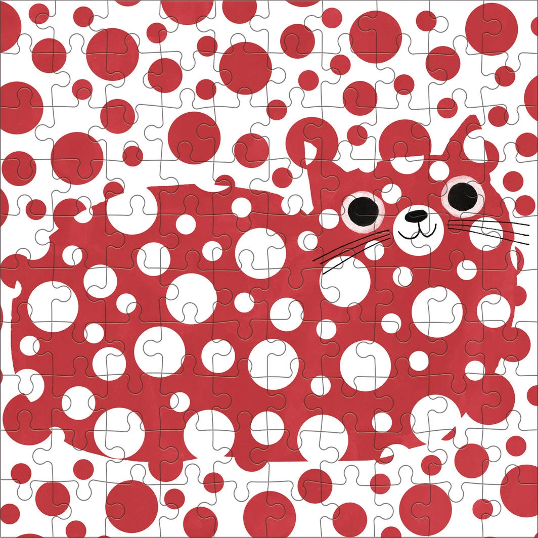 ARTSY CATS, 100PC TIN-YAYOI CATSAMA PUZZLE