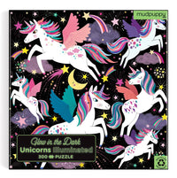 Unicorns Illuminated 300 Piece Glow in the Dark Family Puzzle