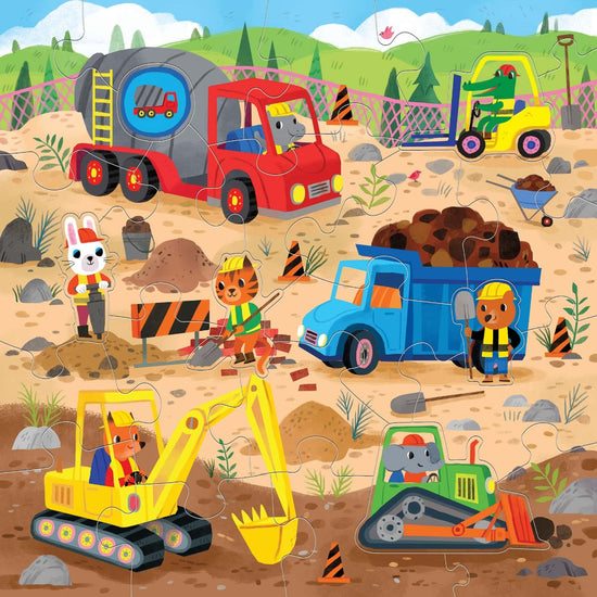 Construction Site with Pieces - 25pc