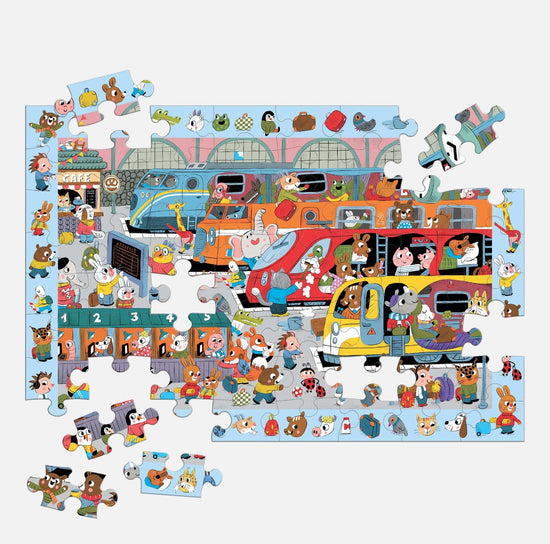 Search & Find All Aboard! Train Station - 64pc