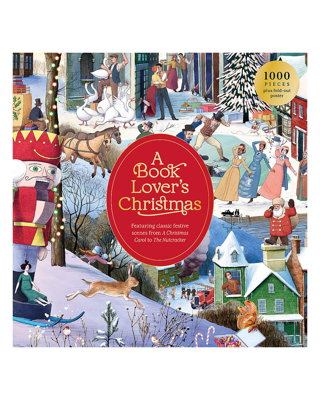 A Book Lover’s Christmas 1000-Piece Puzzle