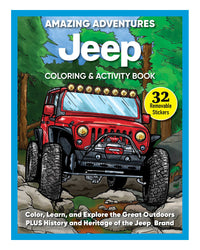 Amazing Adventures Jeep Coloring & Activity Book