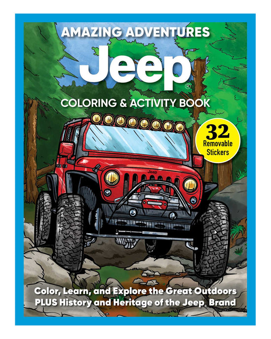 Amazing Adventures Jeep Coloring & Activity Book