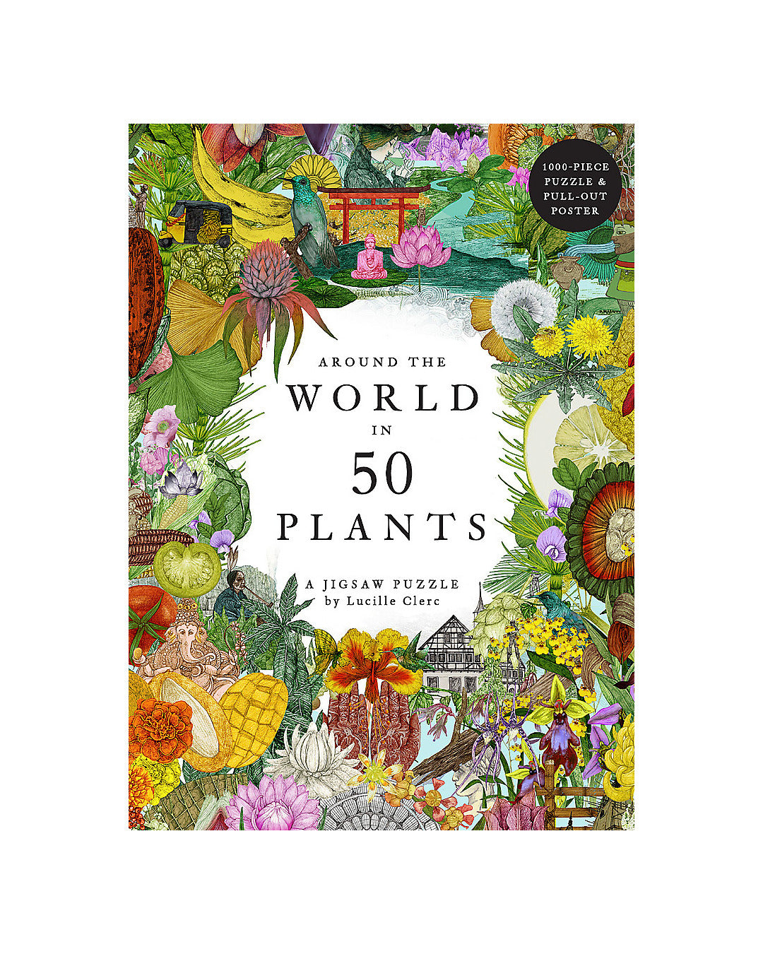 Around the World in 50 Plants 1000-Piece Puzzle