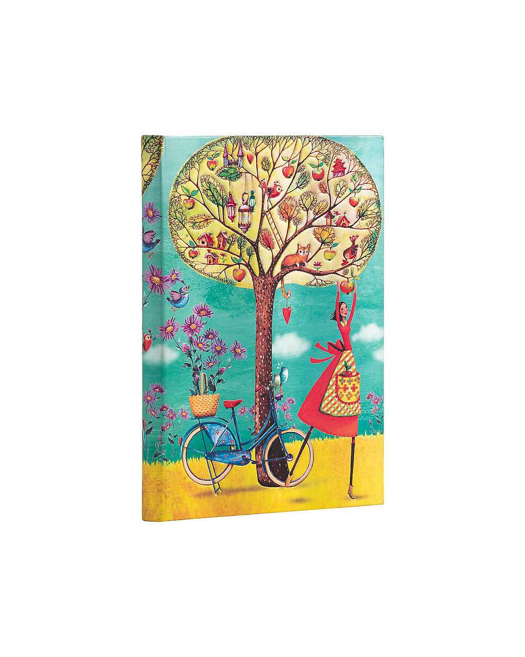 Autumn Apples Midi Lined Hardcover Journal