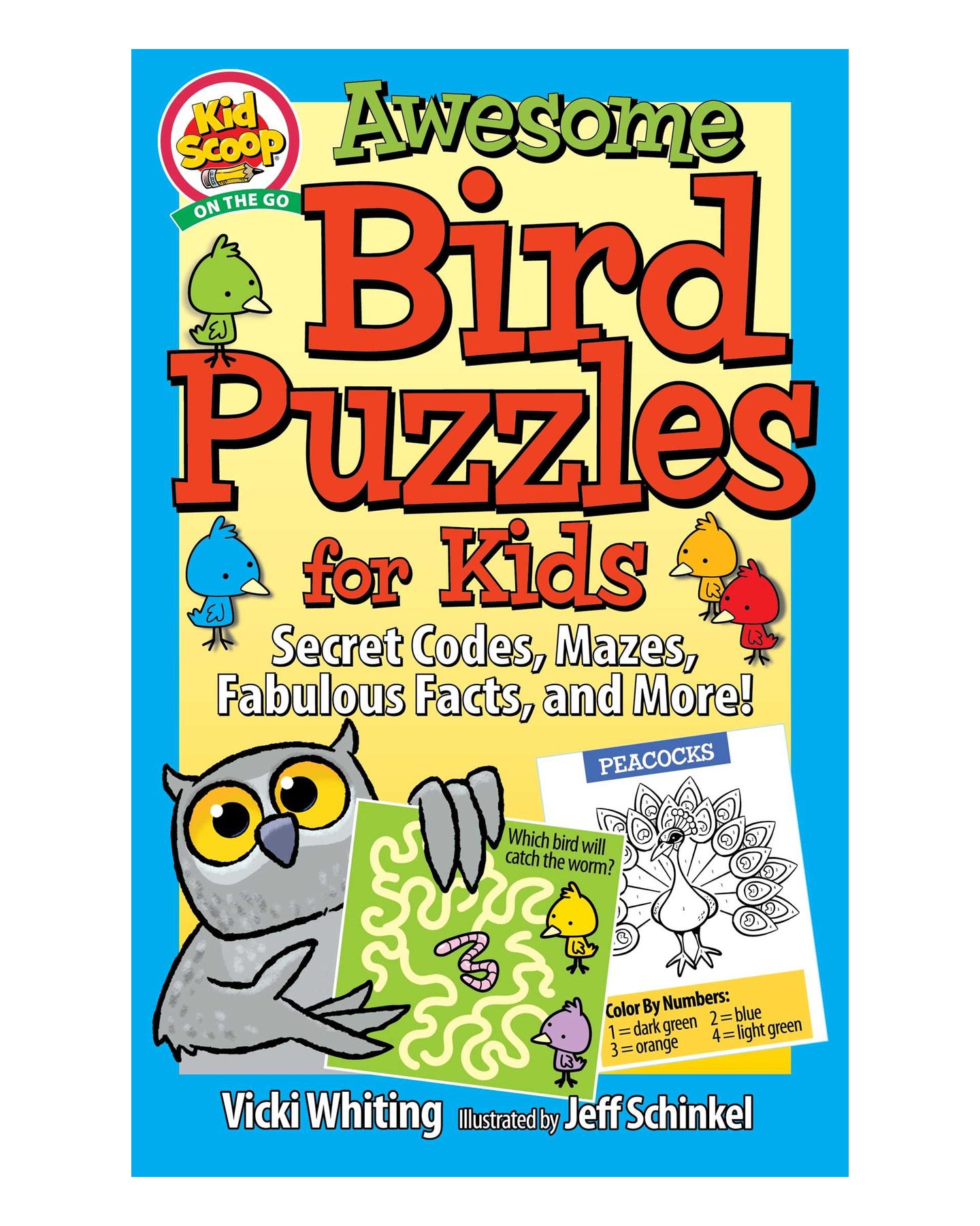Awesome Bird Puzzles For Kids by Vicki Whiting