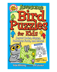 Awesome Bird Puzzles For Kids by Vicki Whiting