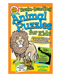 Brain Bending Animal Puzzles For Kids by Vicki Whiting