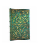Emerald Flower Mini Lined Hardcover Journal