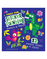 First Fun Sticker Painting: Animals & Friends by Edward Miller