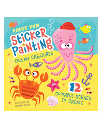 First Fun Sticker Painting: Ocean Creatures by Edward Miller Iii