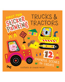 First Fun Sticker Painting: Trucks & Tractors by Edward Miller