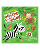 First Fun Sticker Painting: Wild Animals by Edward Miller