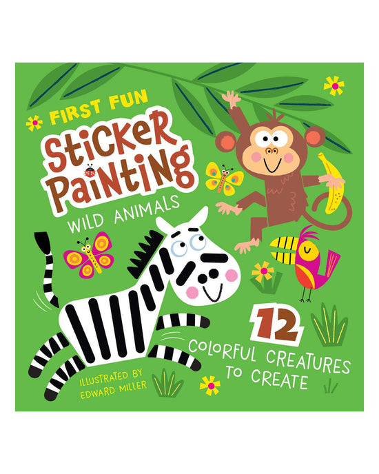 First Fun Sticker Painting: Wild Animals