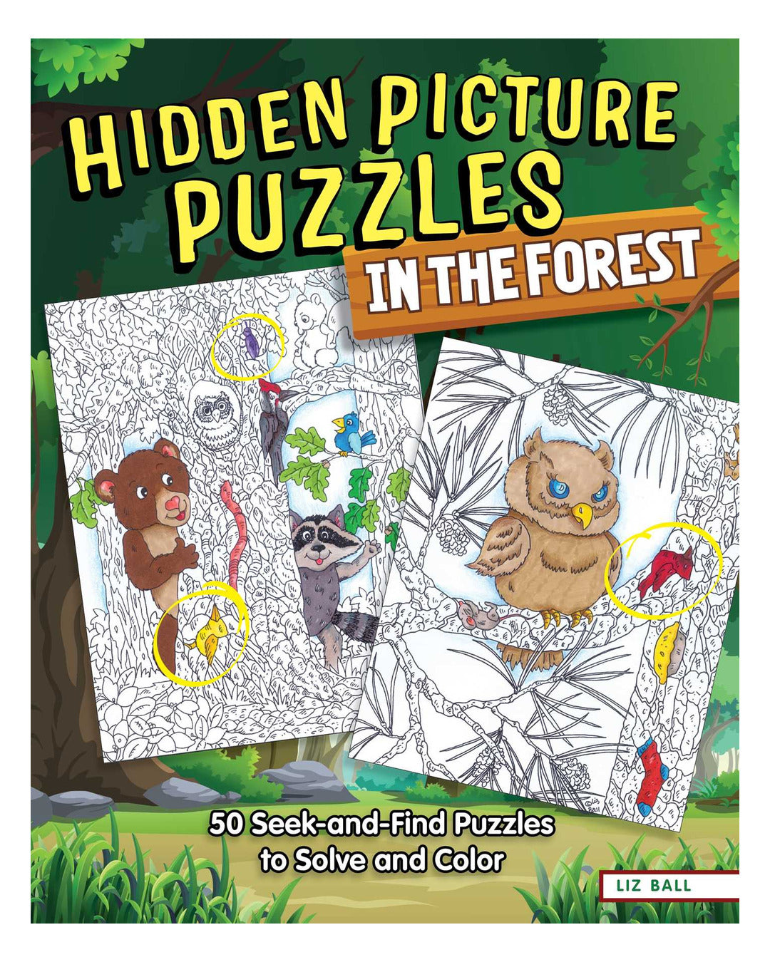 Hidden Picture Puzzles in the Forest by Liz Ball