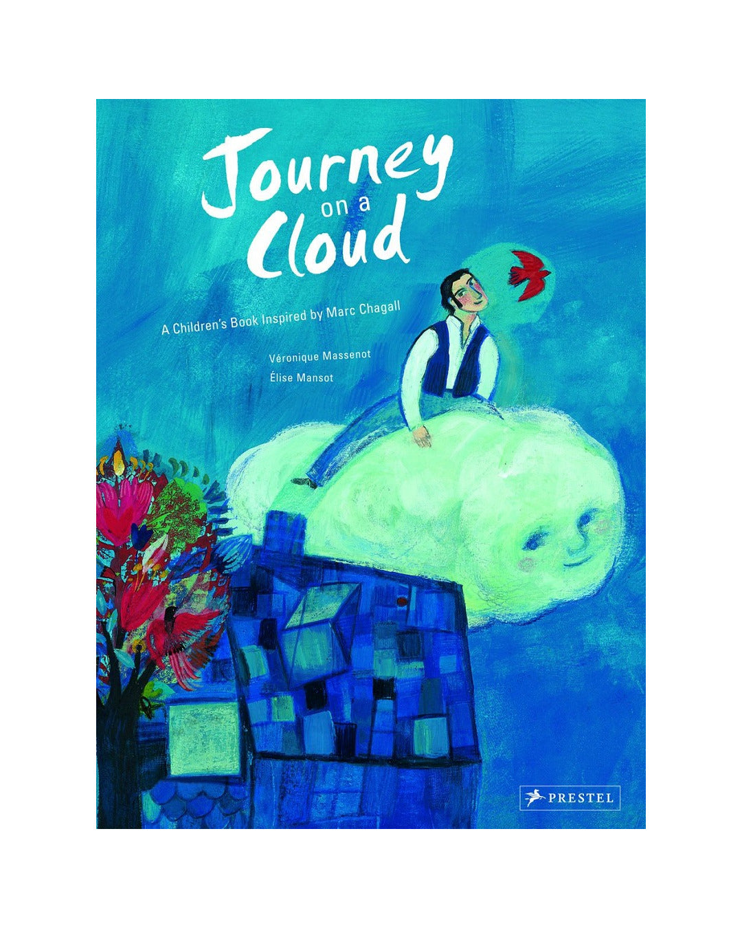 Journey on a Cloud Insprired by Marc Chagall by Veronique Massenot
