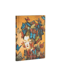 Madame Butterfly Midi Lined Softcover Flexi Journal