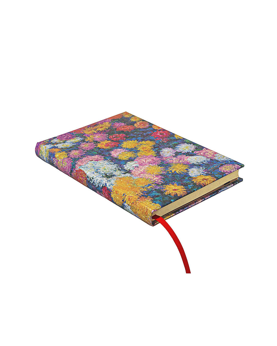 Monet's Chrysanthemums Midi Lined Journal