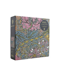 Morris Pink Honeysuckle 1000-Piece Jigsaw Puzzle