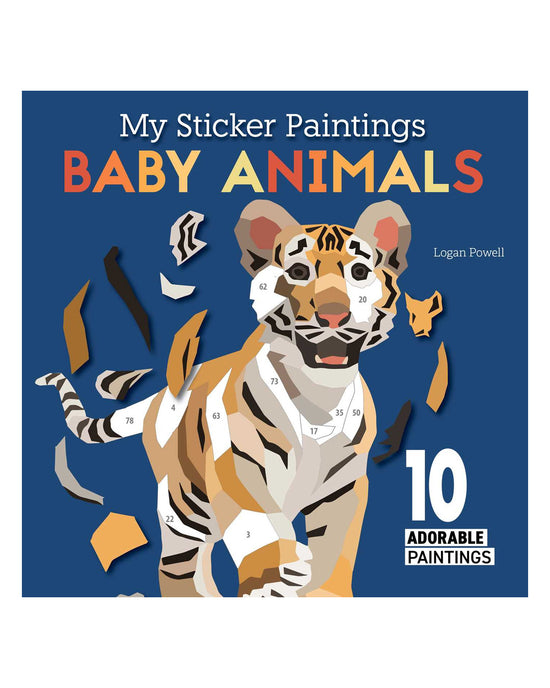 My Sticker Paintings: Baby Animals (10 Adorable Paintings)