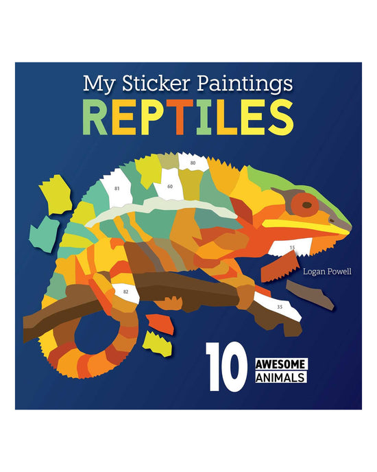 My Sticker Paintings: Reptiles (10 Awesome Animals)