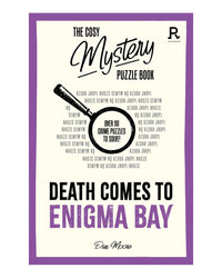 Mystery Puzzle Book Death Comes To Enigma Bay by Dan Moore