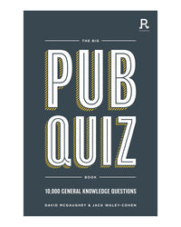 The Big Pub Quiz Book by David Mcgaughey