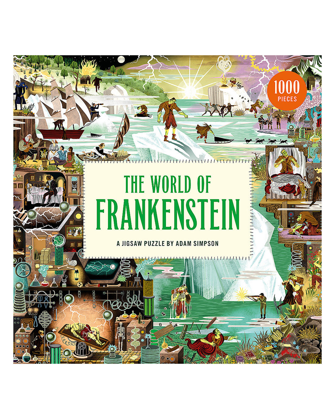 The World of Frankenstein 1000-Piece Jigsaw Puzzle