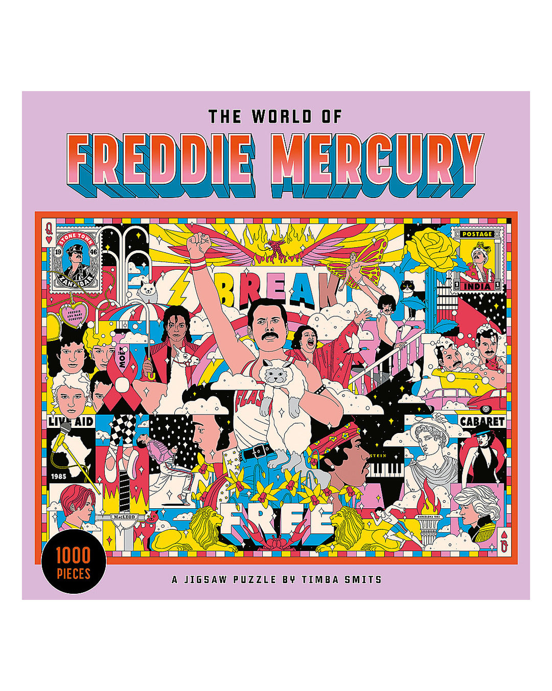 The World of Freddie Mercury 1000-Piece Puzzle