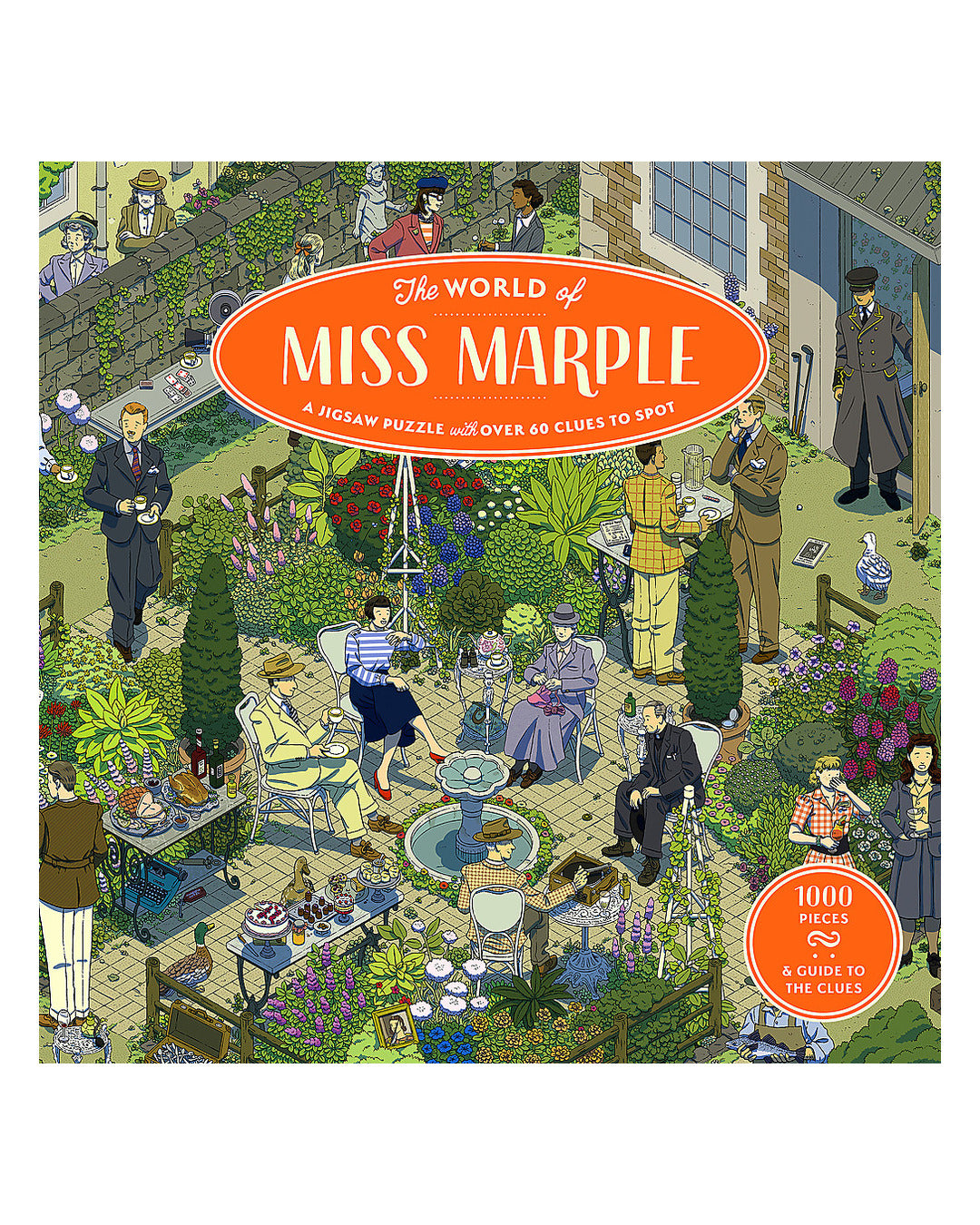 The World of Miss Marple 1000-Piece Jigsaw Puzzle