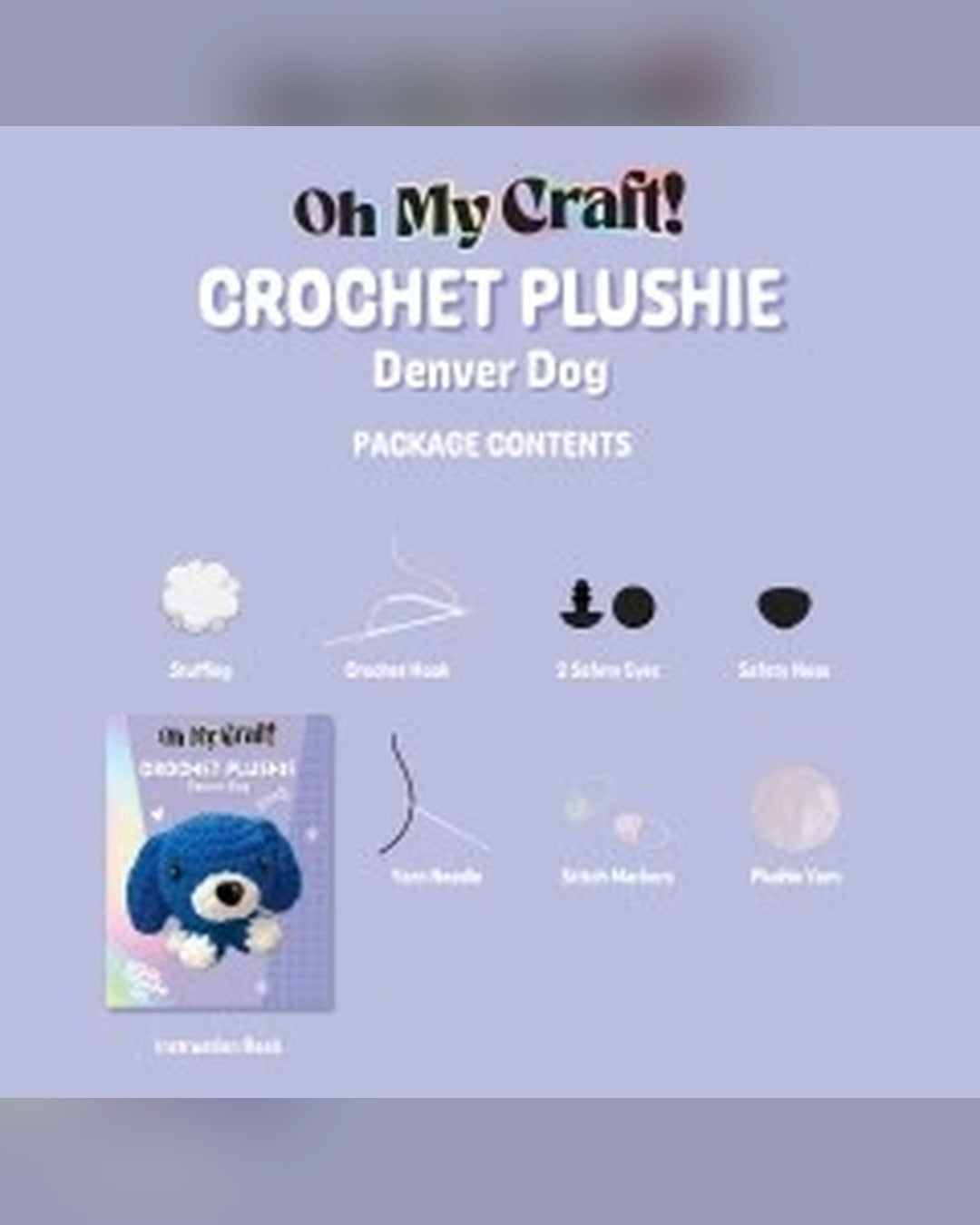 OMC! Denver Dog Crochet Plushie Kit-1