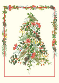 Sue Williams New Zealand Flora Tree Christmas card artwork