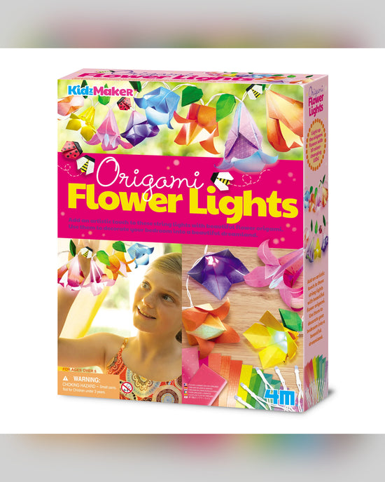 4M Origami Flower Lights Craft Kit