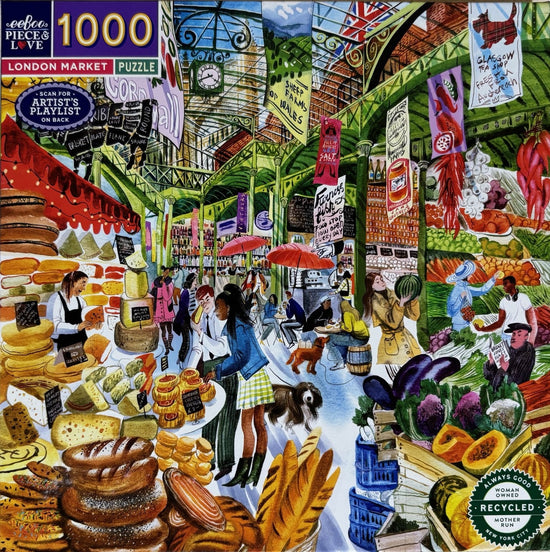 eeBoo 1000pc Puzzle London Market
