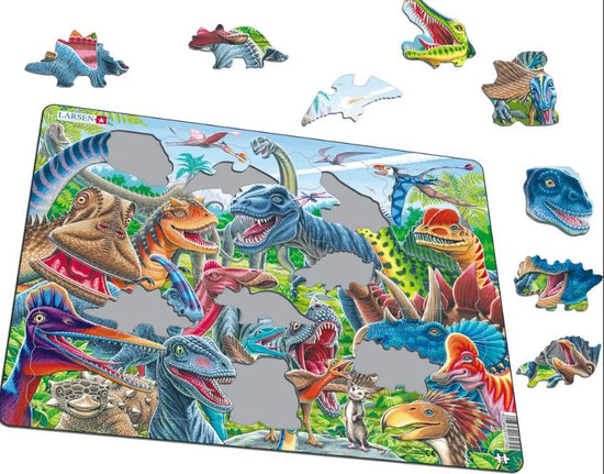 Cheerful Dinosaurs Puzzle 43pc
