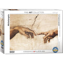Eurographics Michelangelo Creation of Adam 1000-piece jigsaw puzzle box