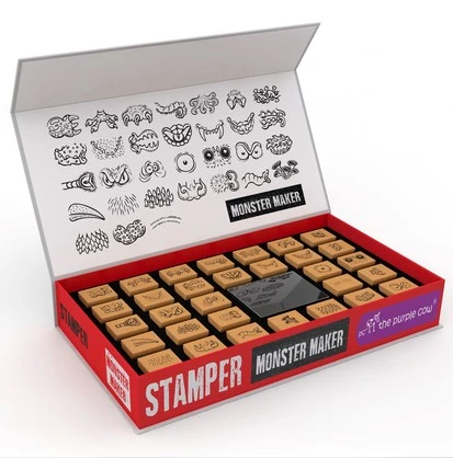 Monster Maker Stamp Kit, 35 Stamps