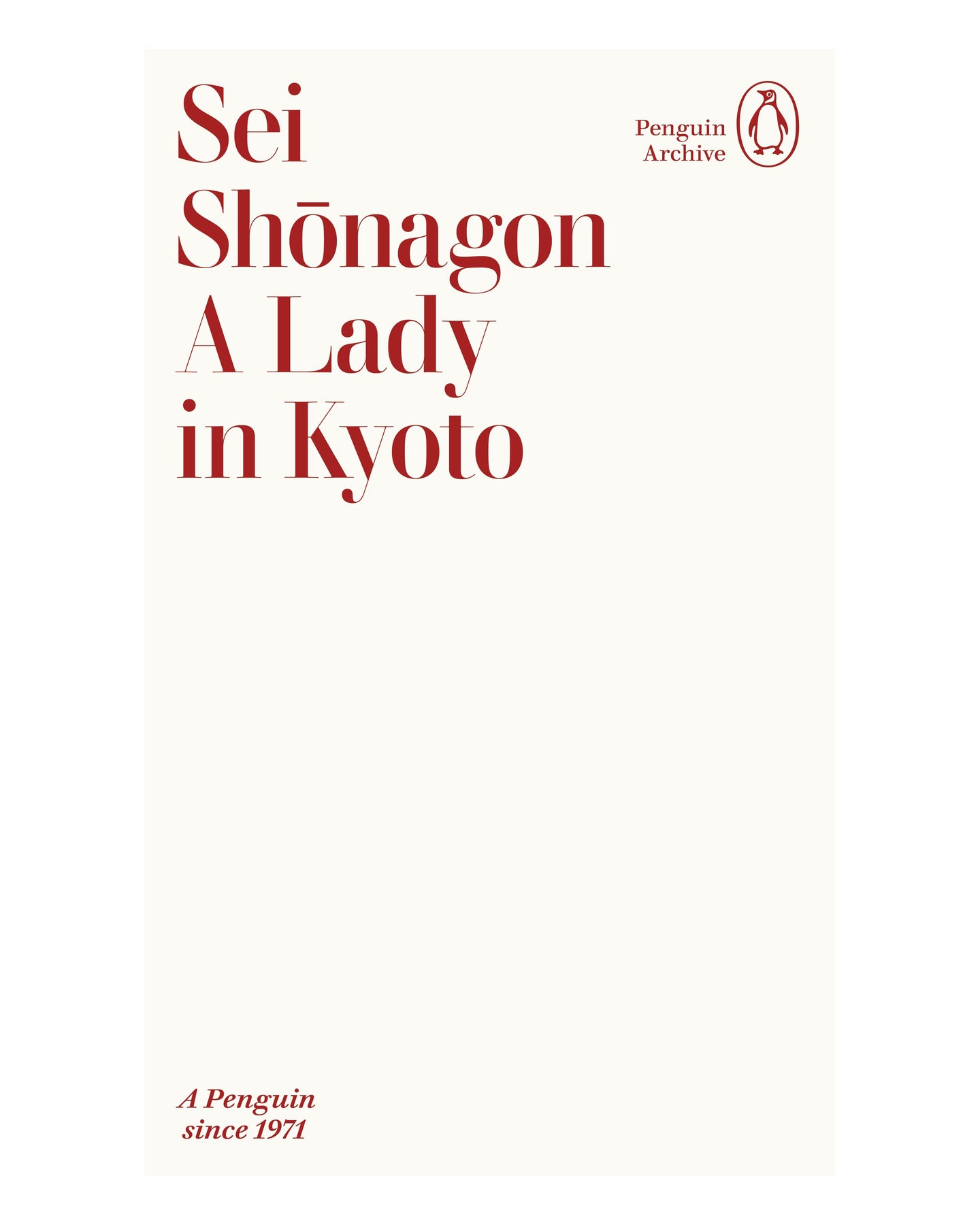 A Lady in Kyoto by Sei Shonagon