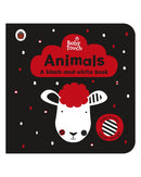 Baby Touch Animals black white by Ladybird