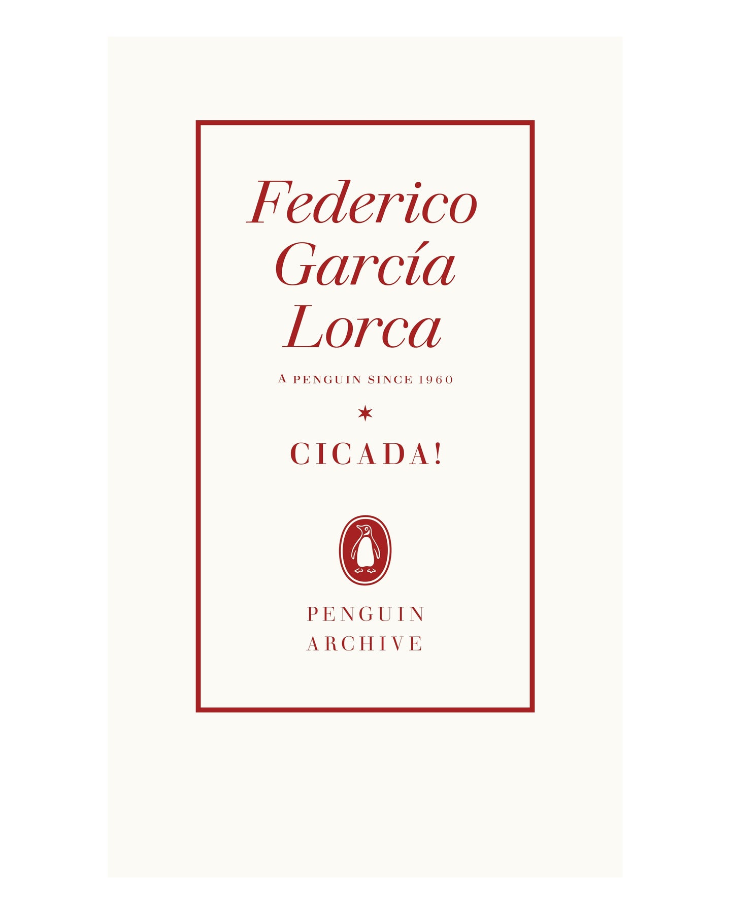 Cicada! by Federico García Lorca