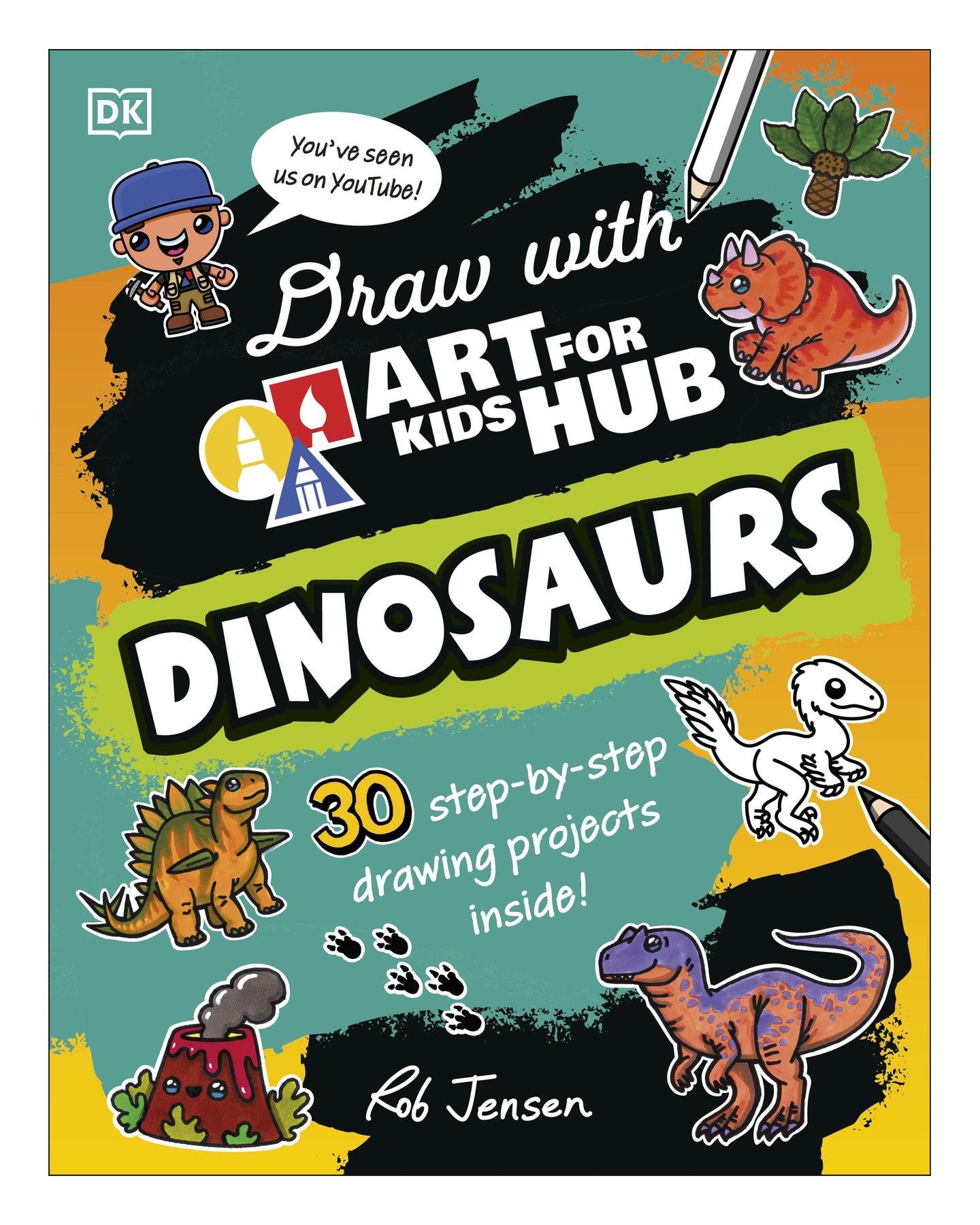 Draw with Art for Kids Hub Dinosaurs DK