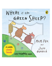 Green Sheep Cuddly Cloth Book by Mem Fox