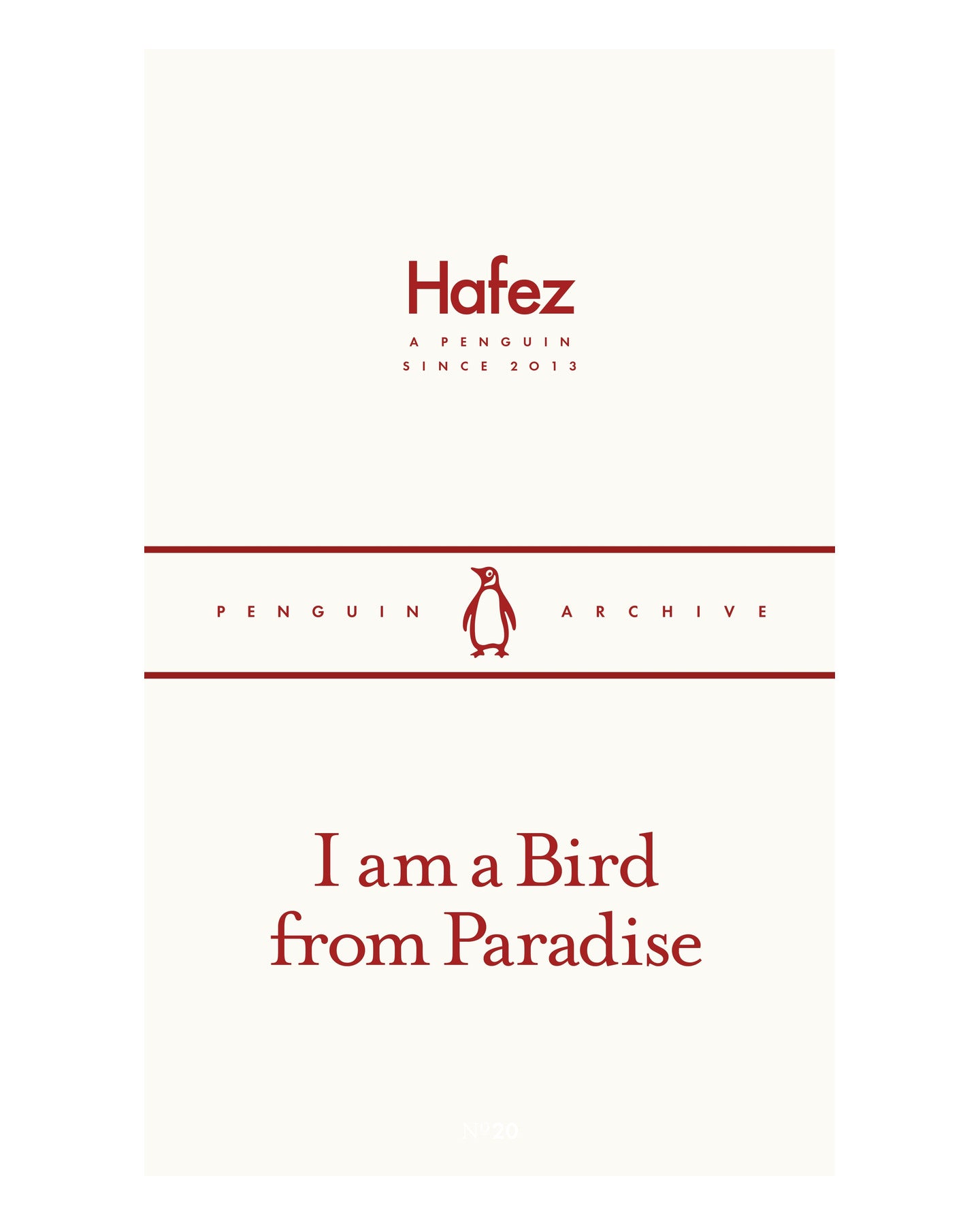 I am a Bird from Paradise by Hafez