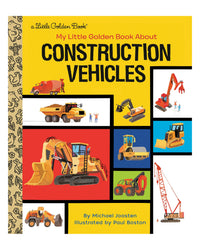 Little Golden Books: Construction Vehicles by Michael Joosten