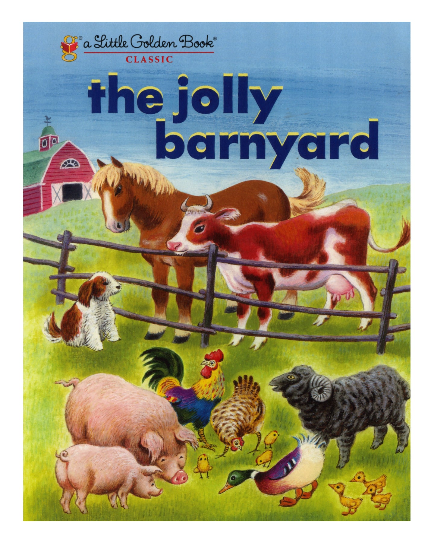Little Golden Books: The Jolly Barnyard by Annie North Bedford