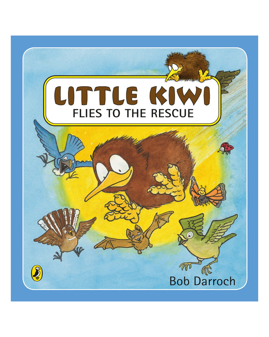 Little Kiwi Flies to the Rescu