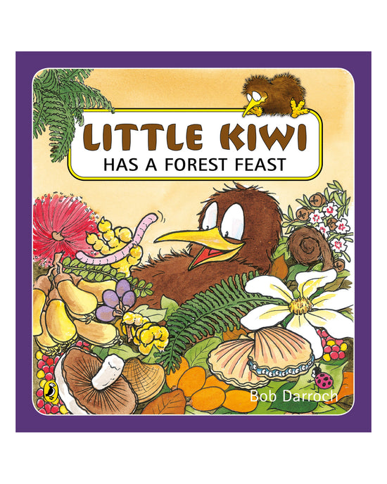 Little Kiwi Has a Forest Feast