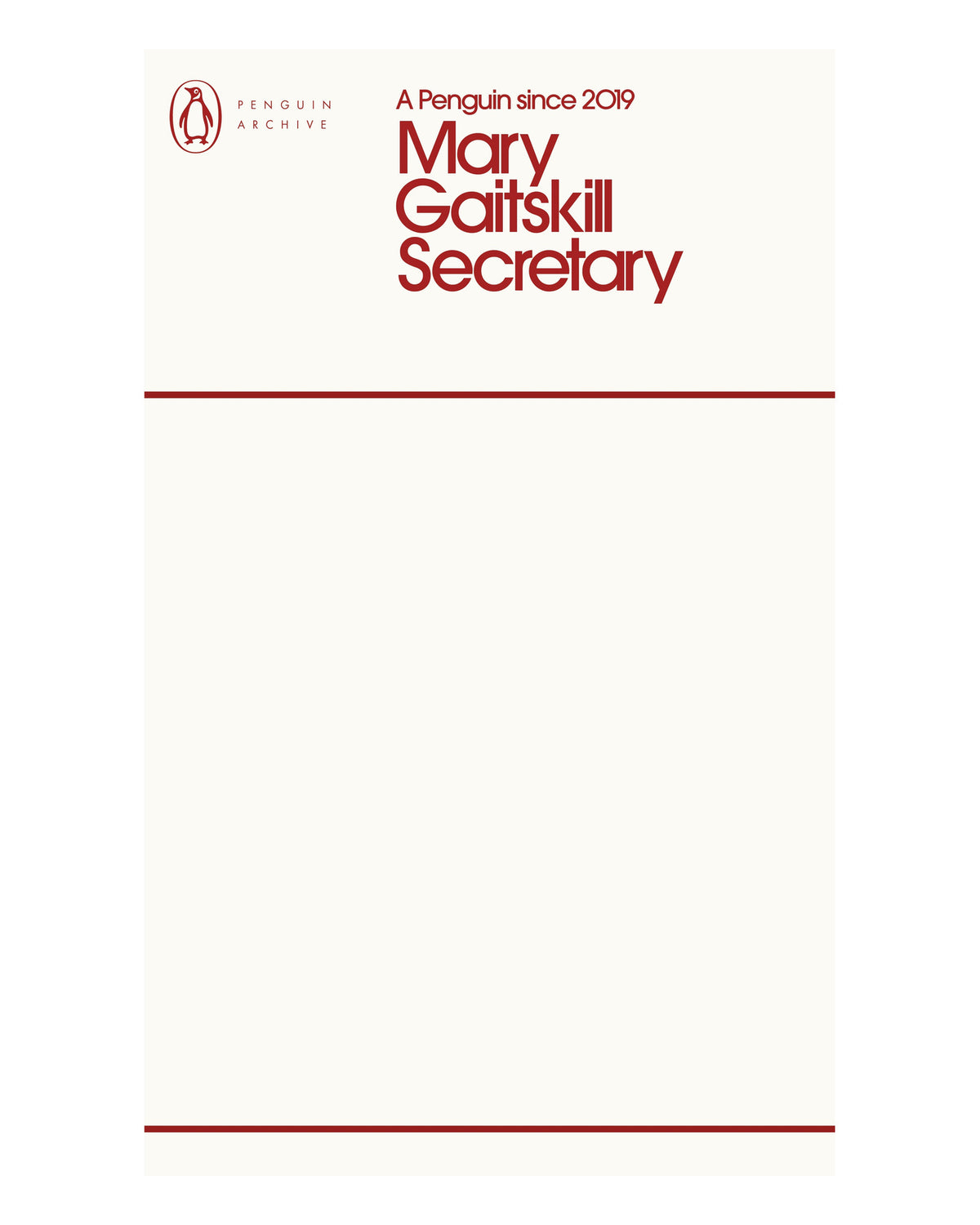 Secretary by Mary Gaitskill